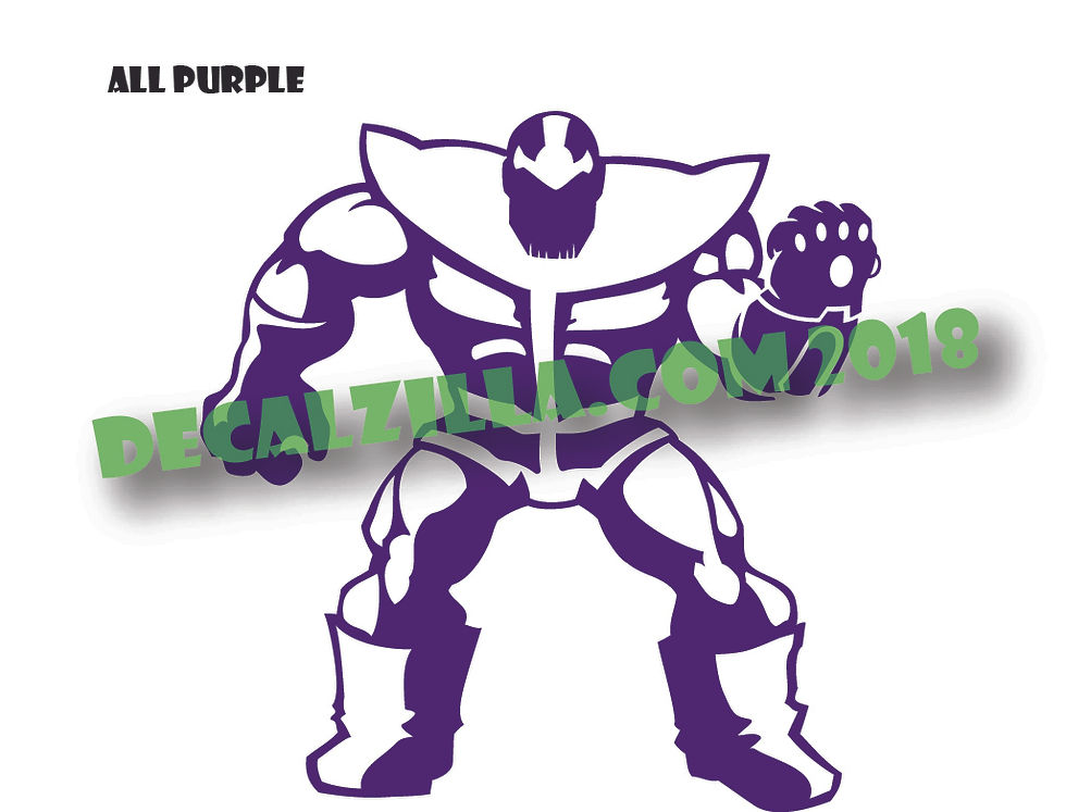 Thumbnail: Thanos Infinity Gauntlet - Vinyl Decal Sticker - For cars, laptops, and more!