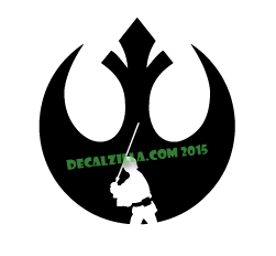 Thumbnail: Sale! Rebel with Luke- Vinyl Decal Sticker For cars, laptops, and more!