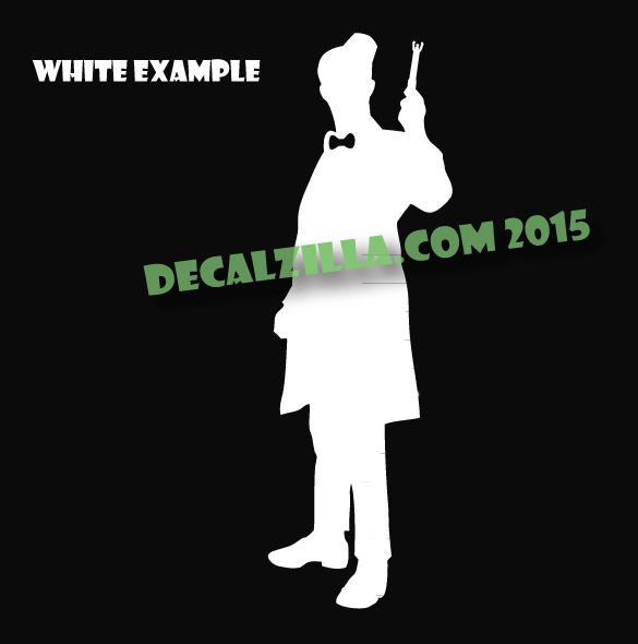 Thumbnail: Dr. Who - 11th Doctor - Vinyl Decal Sticker - For cars, laptops and more!
