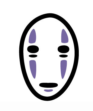Thumbnail: Spirited Away- No Face 2 colors- Vinyl Decal Sticker For cars, laptops, and more