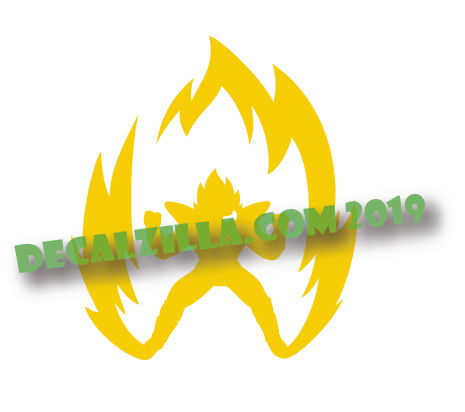 Thumbnail: Dragon Ball - Vegeta - Vinyl Decal Sticker - For cars, laptops and more!