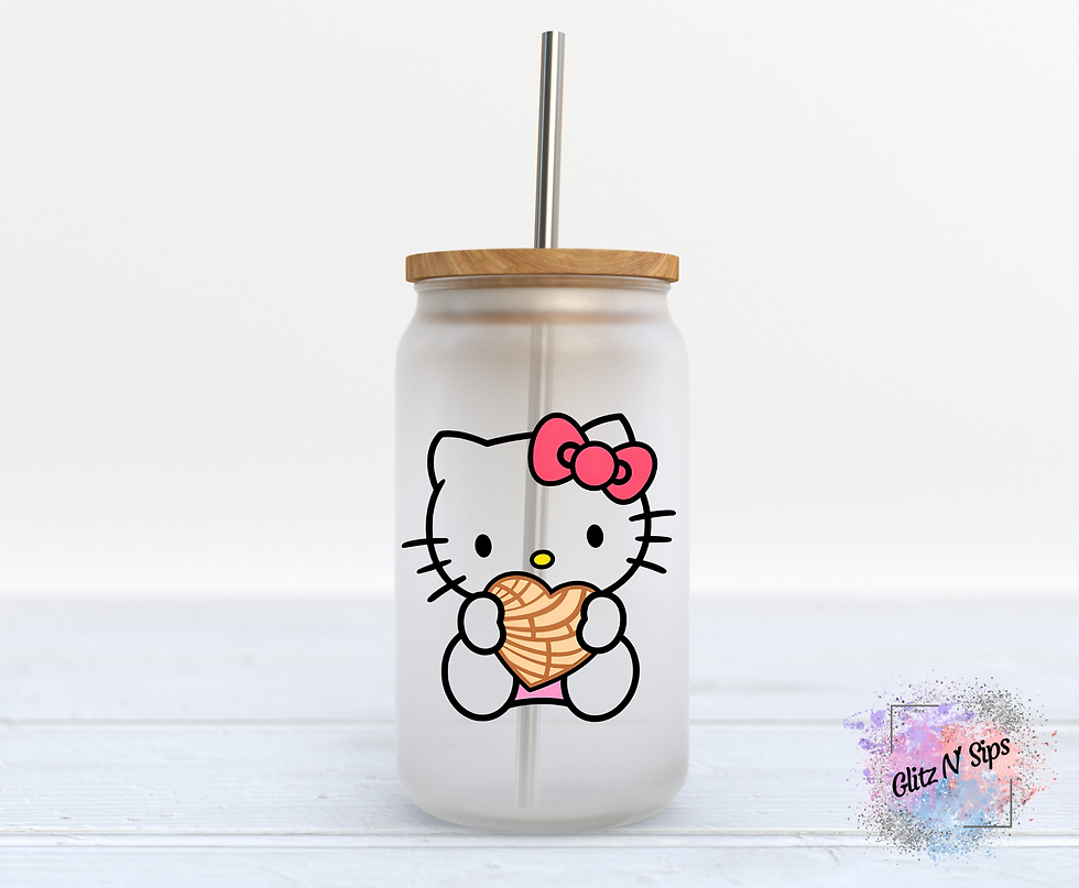 Kitty Concha UV DTF Decal