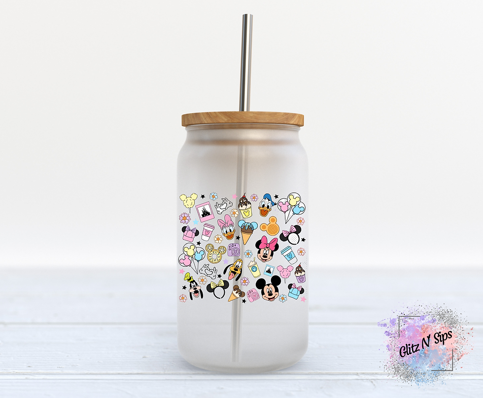 Mic Friends & Treats UV DTF Decal