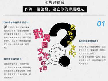 腳本紀錄觀察解析- 以集資"國際觀察曆"為例