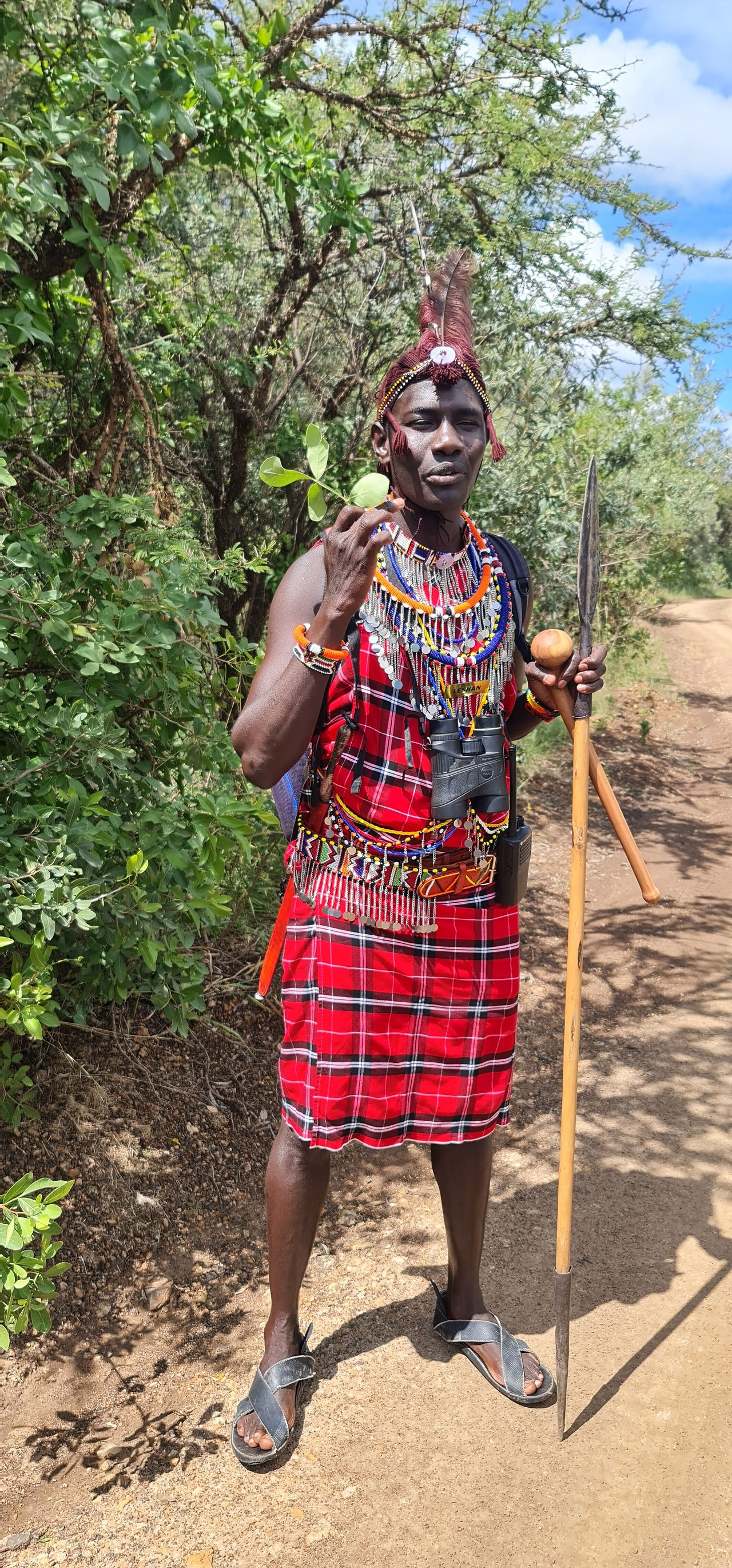 Kenya: Portrait of Maasai Man