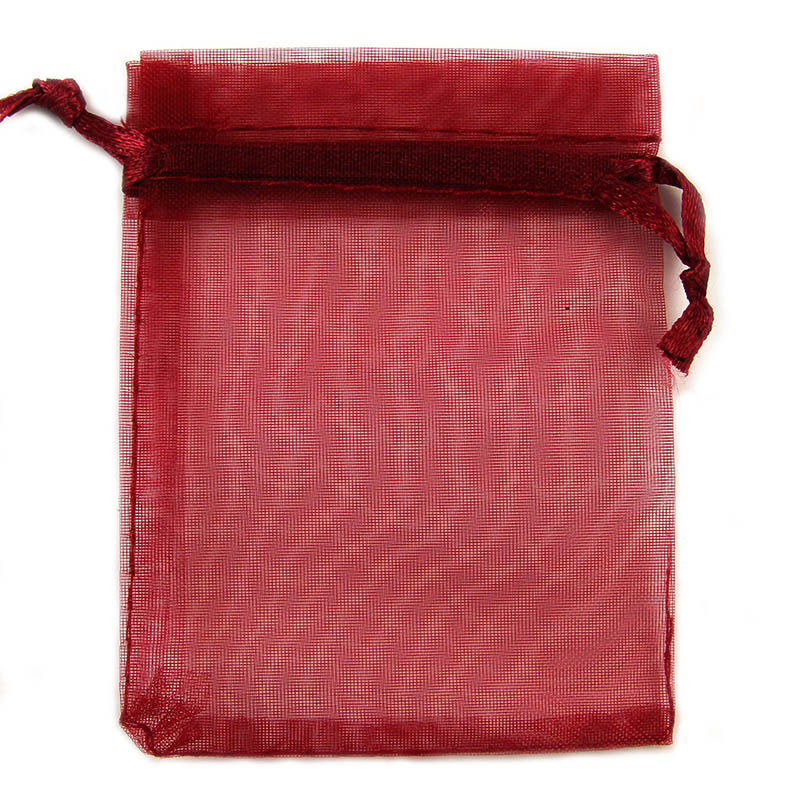 Thumbnail: 50Pcs Organza Bag Jewelry Packaging Gift Candy Wedding Party