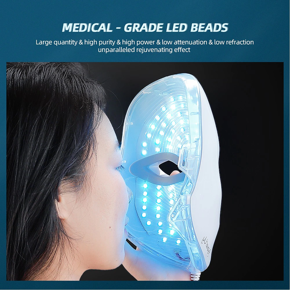 Thumbnail: Foreverlily Minimalism 7 Colors LED Facial Mask Photon Therapy Skin Care Tools