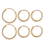 Thumbnail: Ear Cuff Gold Leaves Non-Piercing Ear Clips Cartilage Earring Jewelry