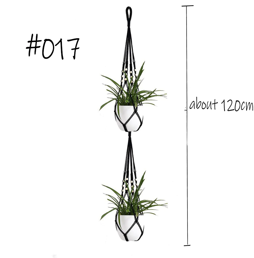 Thumbnail: 100% handmade macrame plant hanger flower /pot hanger for wall decoration garden