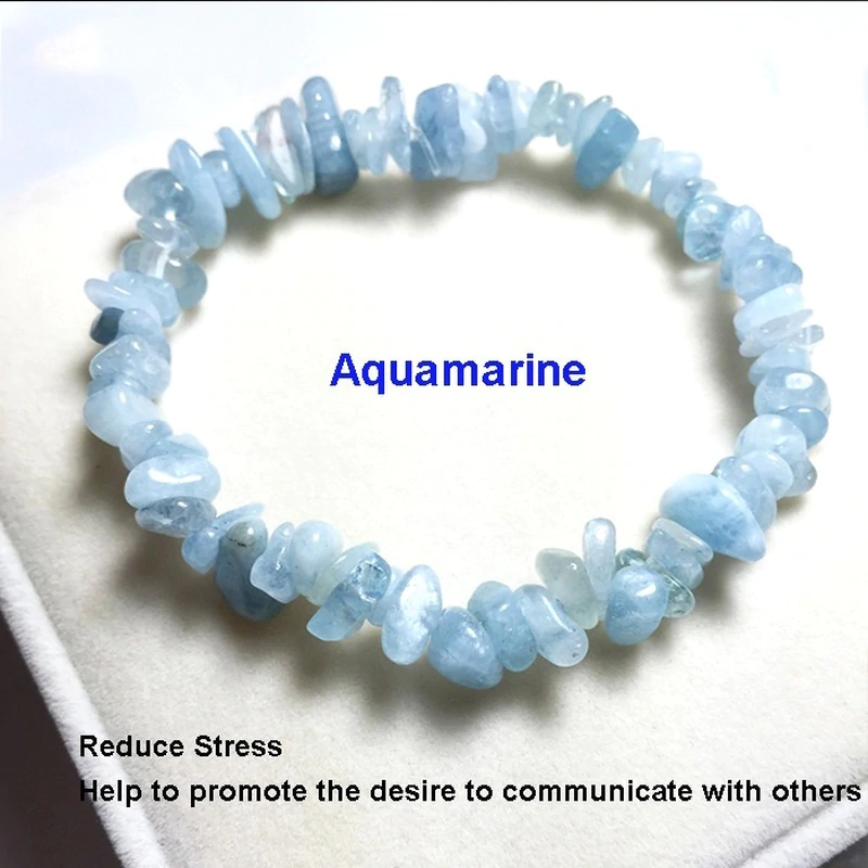 Thumbnail: Hot Irregular Natural Crystals Chakras Stone Bracelet