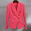Thumbnail: QUALITY Designer Jacket Women Double Breasted Metal Lion Buttons Blazer S-4XL