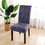Thumbnail: Geometric Dining Chair Cover Spandex Elastic