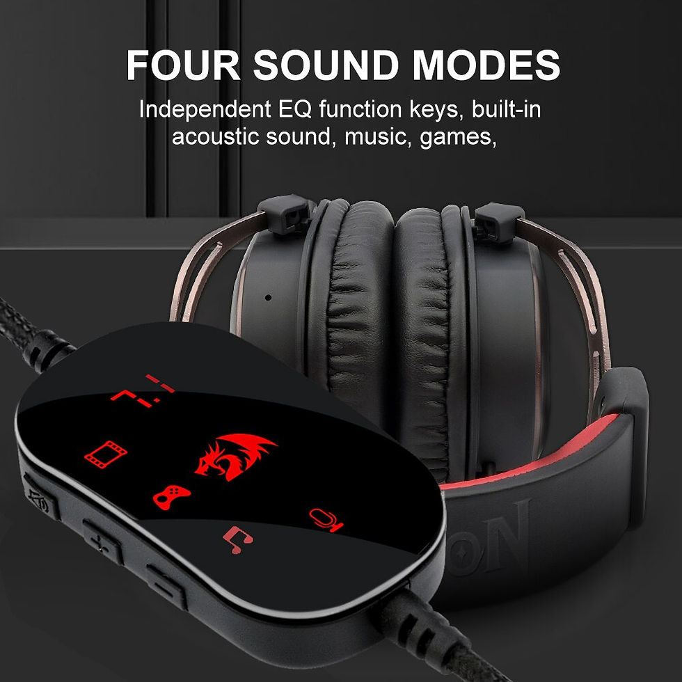 Thumbnail: Redragon H710 Helios gaming Headphone Microphone Noise cancelling
