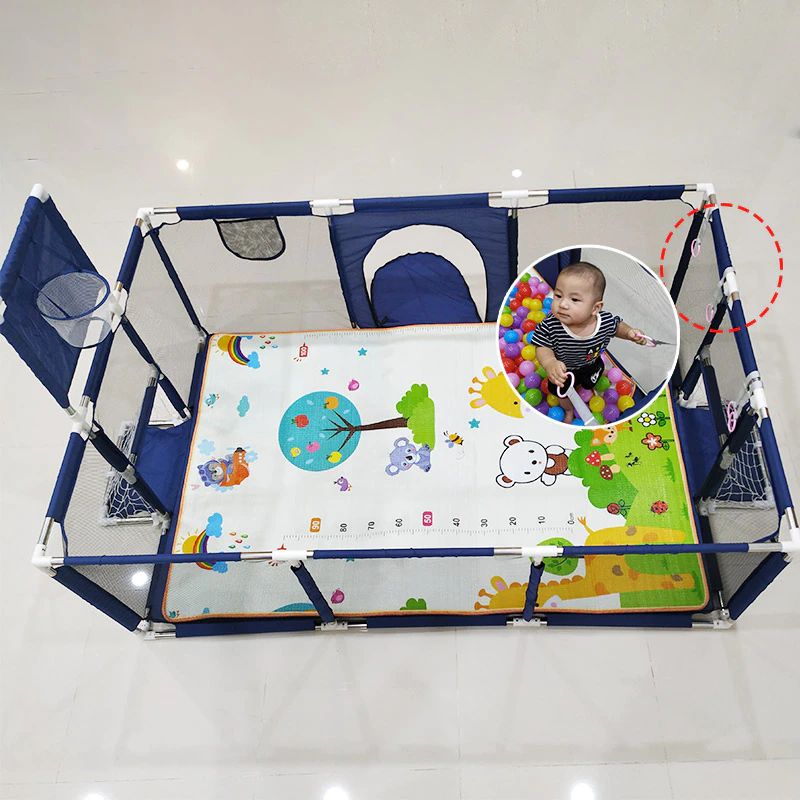 Thumbnail: IMBABY Playpen For Children Fence Safety Barriers Ball Pool Baby Playground Gym