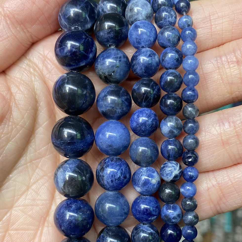 Thumbnail: 42 Style Natural Stone Beads 4 6 8 10mm Lava Amazonite Agates Amethysts Round