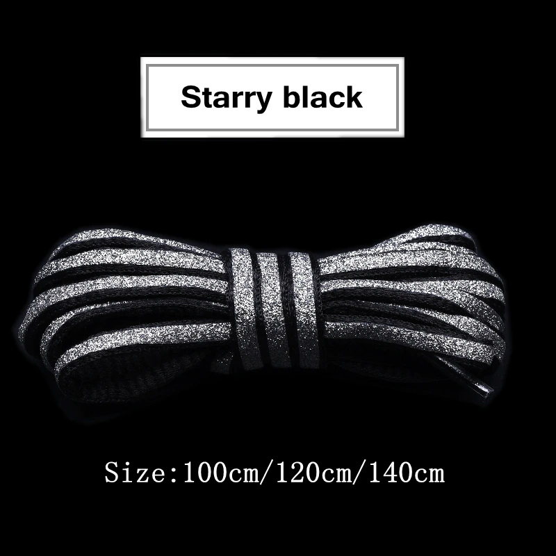 Thumbnail: 1Pair Semicircle Shoelaces Luminous Sneakers Fluorescent 100/120/140cm