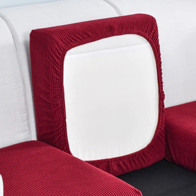Thumbnail: Solid Color Thicken Elastic Sofa Cover Living Room