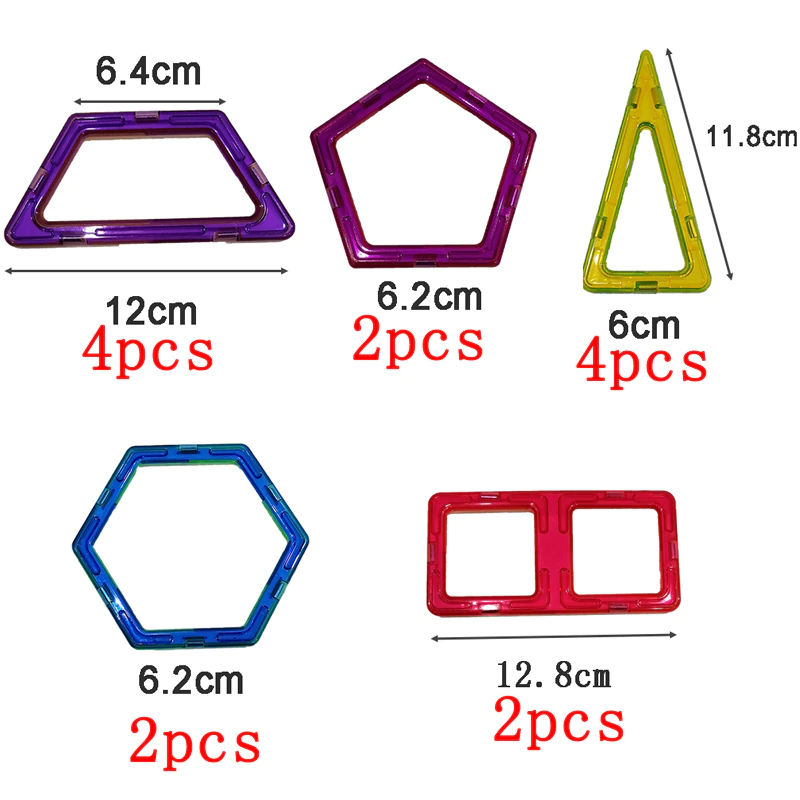 Thumbnail: 1pcs Magnetic DIY building blocks construction Designer magnetic toys Magnet