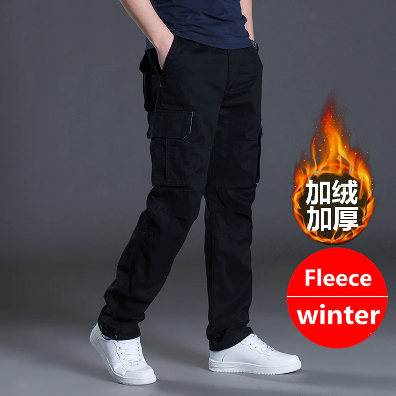 Thumbnail: Men Cargo Pants Casual Multi Pockets Military Large Size Tactical