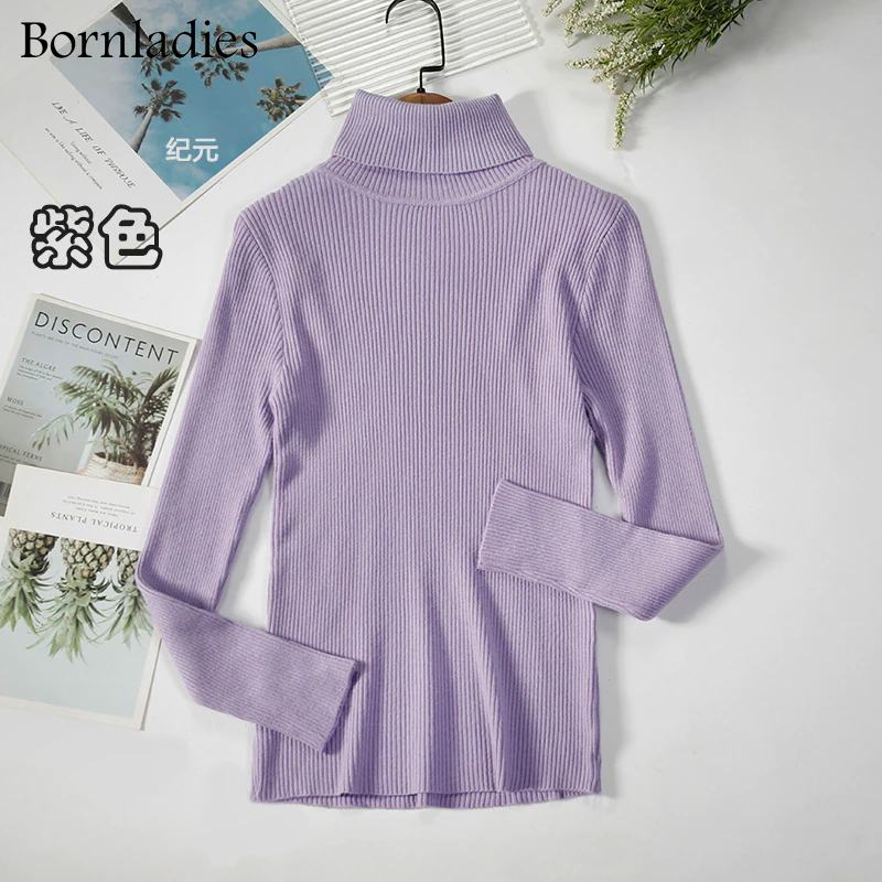 Thumbnail: Bornladies Women Sweaters Autumn Winter Pullover Knitted