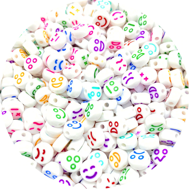 Thumbnail: 100pcs 6mm Mixed Square Alphabet Letter Beads Charms
