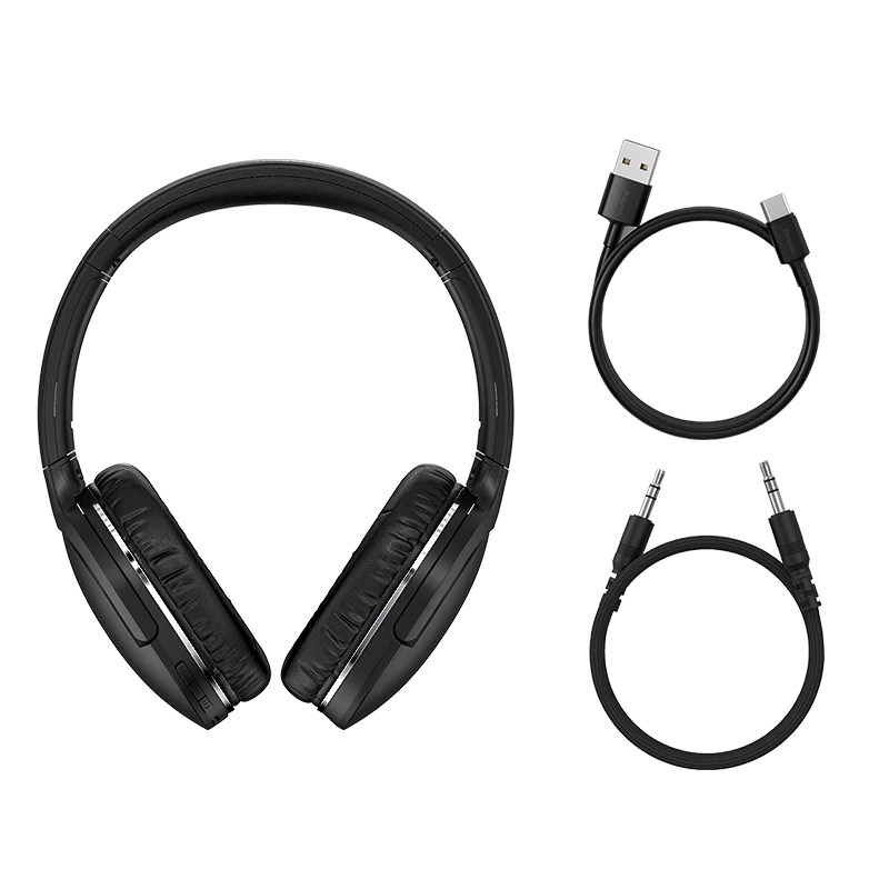 Thumbnail: D02 Pro Wireless Headphones Bluetooth 5.0 Foldable Sport Gaming