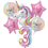 Thumbnail: 1Set Rainbow Unicorn Balloon 32 inch Number Foil Balloons Theme Birthday Party