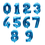Thumbnail: Big Size Gold Sliver Rose Gold Number Balloon Birthday