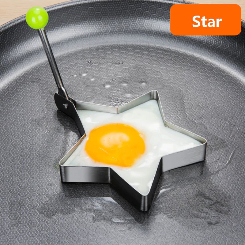 Thumbnail: Stainless Steel Fried Egg Pancake Shaper Omelette Frying Egg