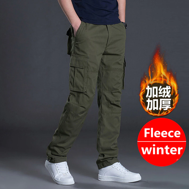 Thumbnail: Men Cargo Pants Casual Multi Pockets Military Large Size Tactical