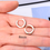 Thumbnail: 2 Pcs Rainbow Little Huggies Hoop Earrings Tiny Rings Cartilage Small Helix