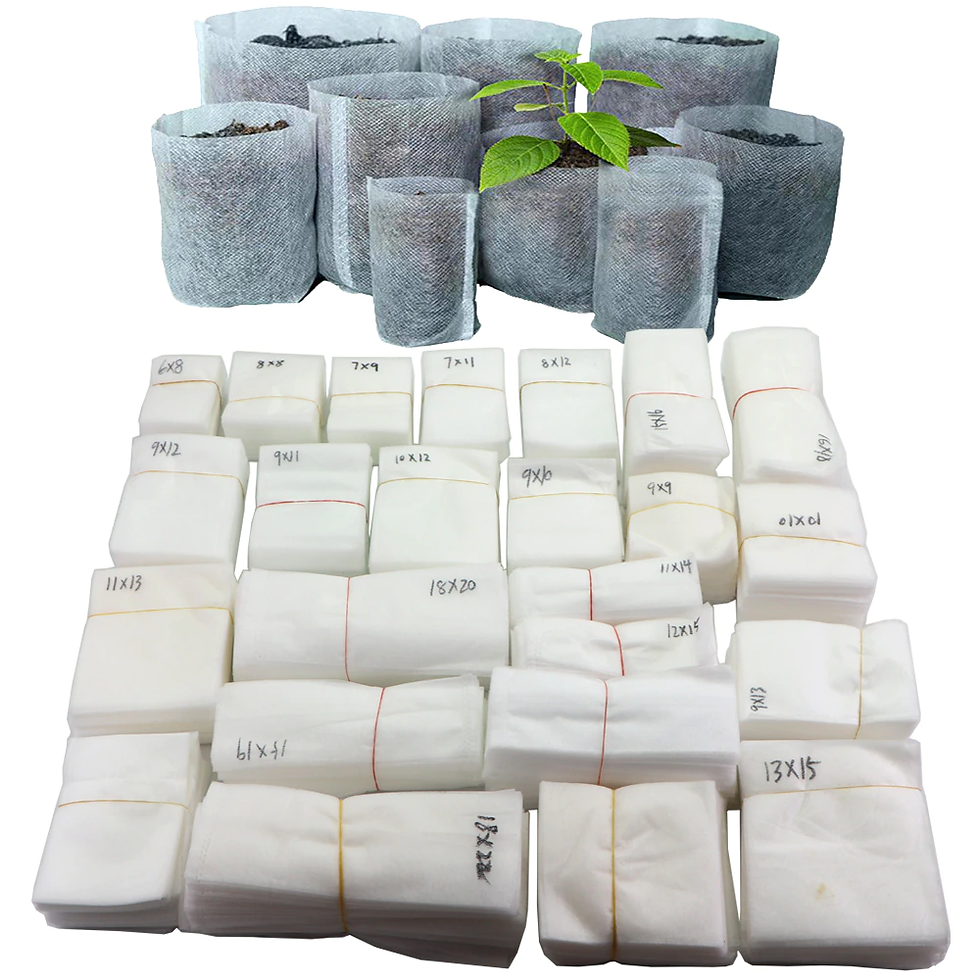 Thumbnail: Biodegradable Nonwoven Fabric Plant Grow Bags Seedling Eco-Friendly Ventilated