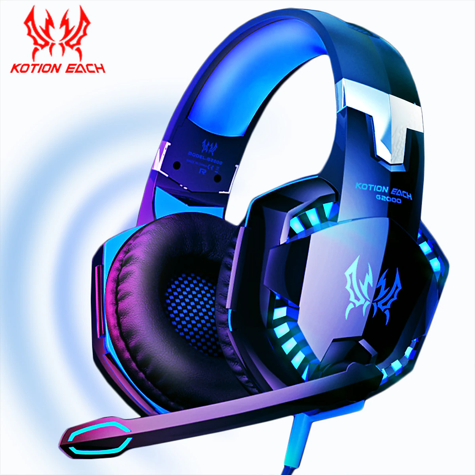 Thumbnail: Gaming Headphones Bass Stereo Over-Head