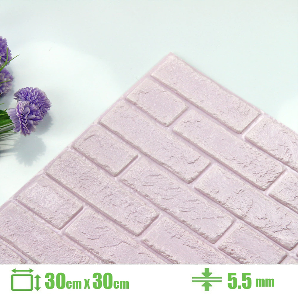 Thumbnail: Foam 3D Wall Stickers Self Adhesive Wallpaper Panels Home Decor