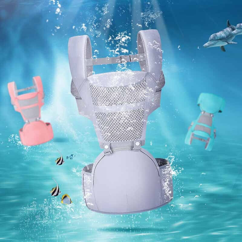 Thumbnail: 0-48 Months Ergonomic Baby Carrier Backpack With Hip Seat Multi-function