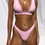 Thumbnail: Sexy Bikini Solid Swimsuit Women Push Up Bikini Set Brazilian Bathing Suit XL