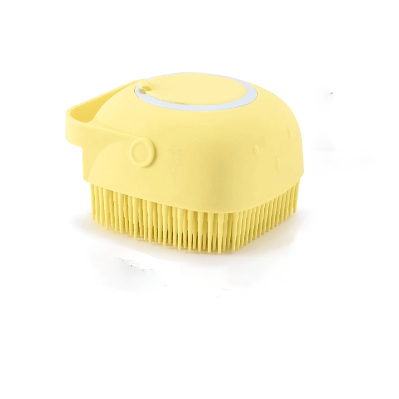 Thumbnail: Bathroom Puppy Big Dog Cat Bath Massage Gloves Brush Soft Safety Silicone