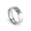 Thumbnail: Skyrim Fashion Simple Stainless Steel Couple Ring Casual Finger Rings Jewelry