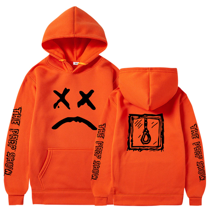 Thumbnail: Men Hoodies Happy Smiling Face Print Winter Fashion Pullover Streetwear