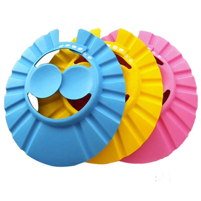 Thumbnail: Safe Shampoo Shower Bath Protect Soft Cap Hat For Baby Wash Hair
