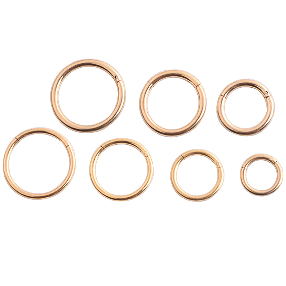 Thumbnail: New Arrival 0.8mm Surgical Steel Small Nose Rings Mixed Color Body Cartilage