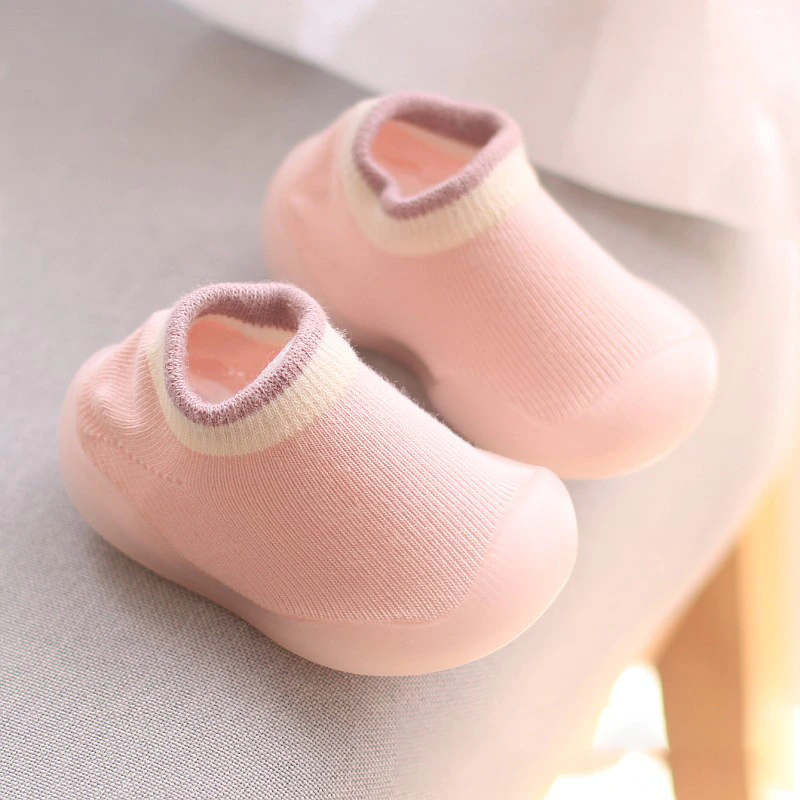 Thumbnail: Baby Socks Shoes Color Matching Soft Toddler First Walkers Boys