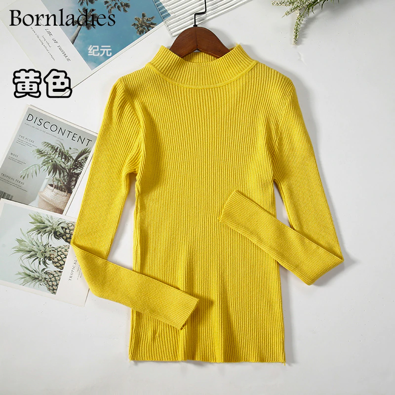 Thumbnail: Bornladies Autumn Winter Bottoming Warm Sweaters Women Pullover
