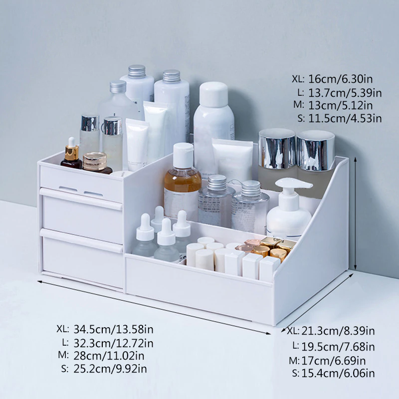 Thumbnail: Makeup Organizer Cosmetic Storage Box Organizer