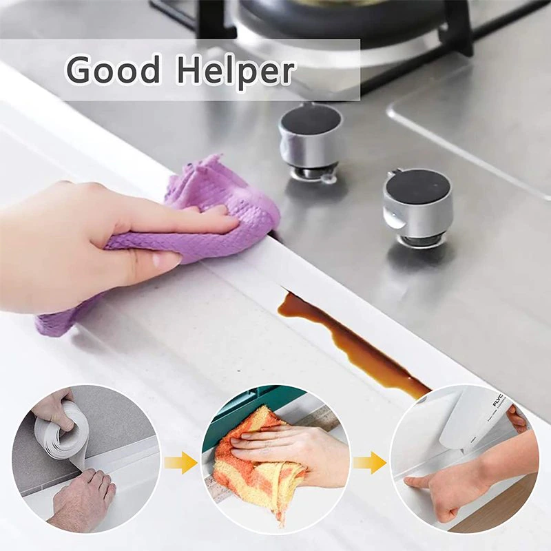 Thumbnail: PVC Waterproof Wall Sticker Self Adhesive Sink Stove Crack Strip