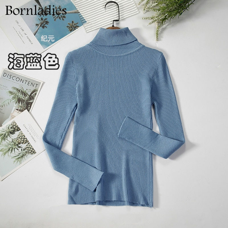Thumbnail: Bornladies Women Sweaters Autumn Winter Pullover Knitted