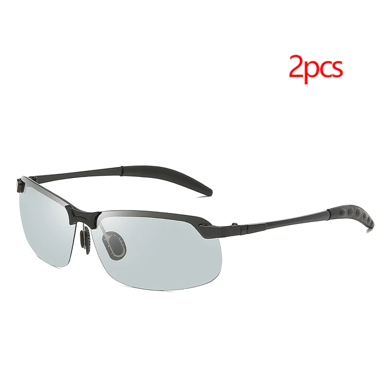 Thumbnail: Photochromic Sunglasses Vintage Metal Polarized Sun Glasses