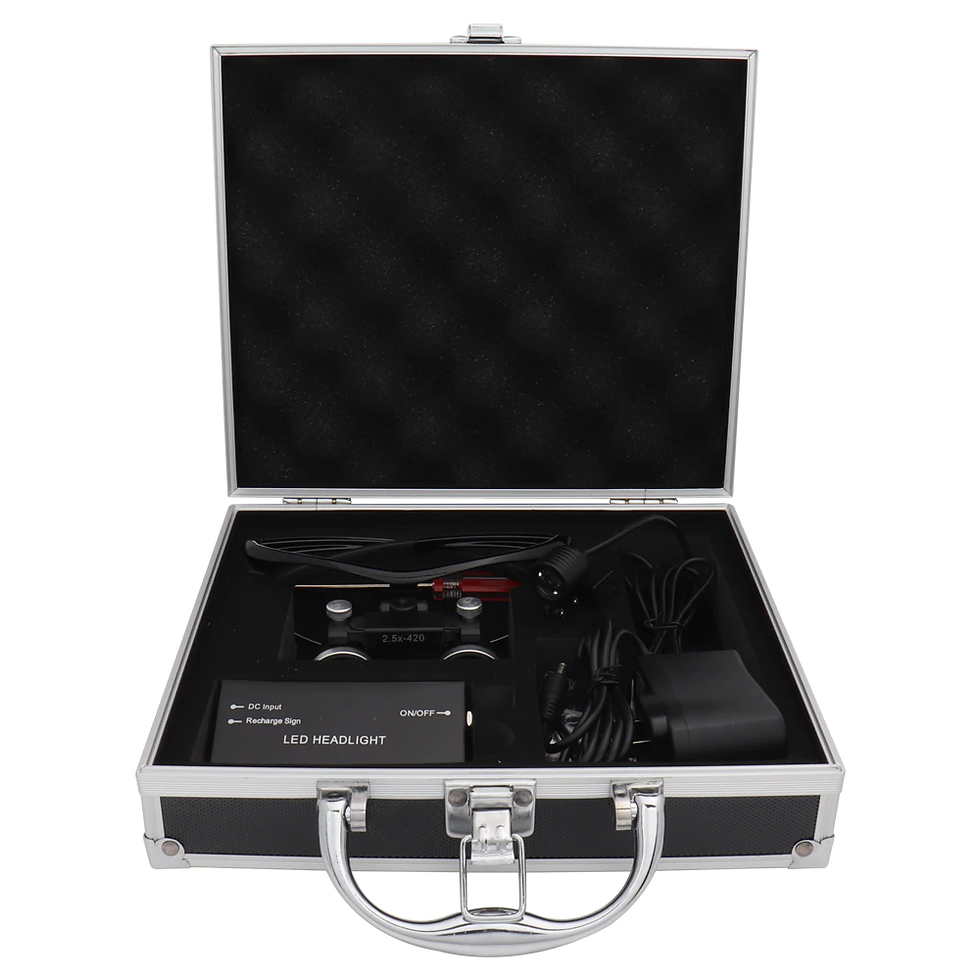 Thumbnail: Dental Magnifier Dental Lab Medical Binocular 2.5/3.5x420 Headlight