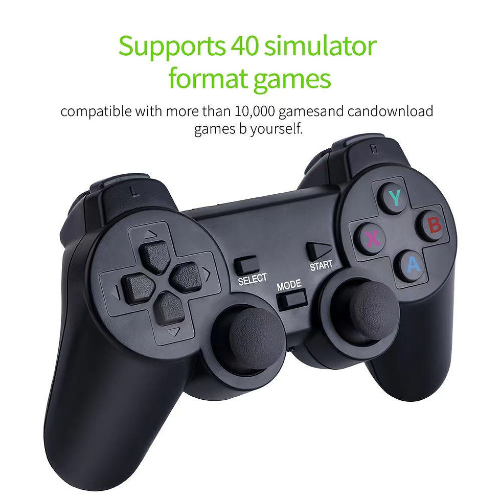 Thumbnail: Video Game Console 64G Built-in 10000 Games Retro handheld  Wireless Controller