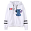 Thumbnail: Kawaii Stitch Ohana Hoodies Disney Cartoon Lilo Graphic Streetwear Anime